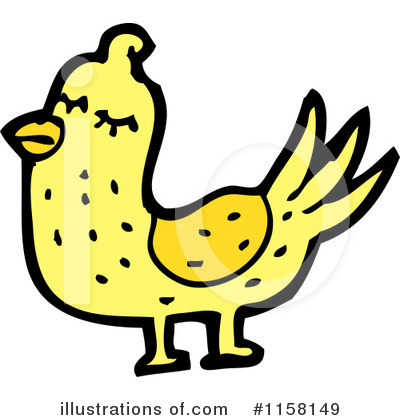 Royalty-Free (RF) Bird Clipart Illustration by lineartestpilot - Stock Sample #1158149