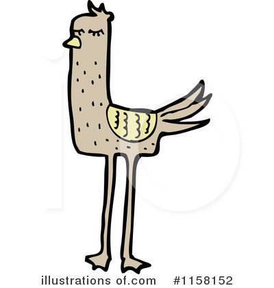 Royalty-Free (RF) Bird Clipart Illustration by lineartestpilot - Stock Sample #1158152