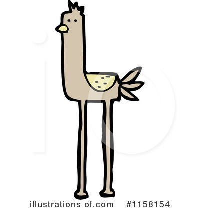 Royalty-Free (RF) Bird Clipart Illustration by lineartestpilot - Stock Sample #1158154