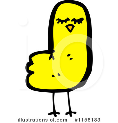 Royalty-Free (RF) Bird Clipart Illustration by lineartestpilot - Stock Sample #1158183