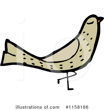 Royalty-Free (RF) Bird Clipart Illustration by lineartestpilot - Stock Sample #1158186