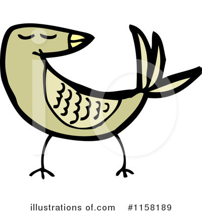 Royalty-Free (RF) Bird Clipart Illustration by lineartestpilot - Stock Sample #1158189