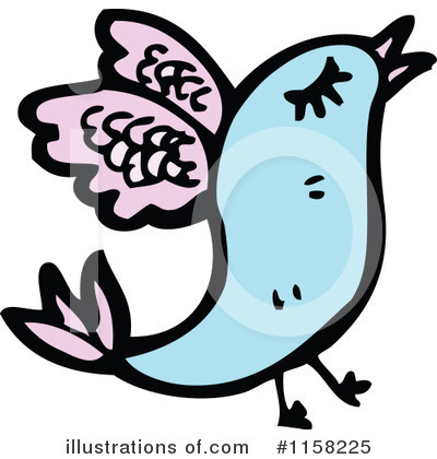 Royalty-Free (RF) Bird Clipart Illustration by lineartestpilot - Stock Sample #1158225