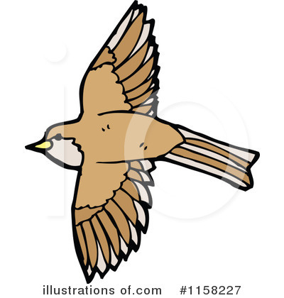 Royalty-Free (RF) Bird Clipart Illustration by lineartestpilot - Stock Sample #1158227