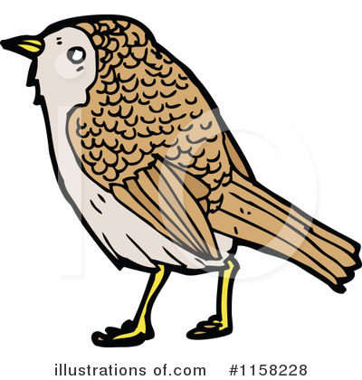 Royalty-Free (RF) Bird Clipart Illustration by lineartestpilot - Stock Sample #1158228