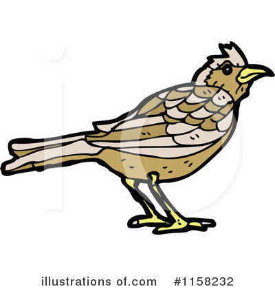 Royalty-Free (RF) Bird Clipart Illustration by lineartestpilot - Stock Sample #1158232