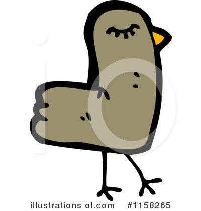 Royalty-Free (RF) Bird Clipart Illustration by lineartestpilot - Stock Sample #1158265