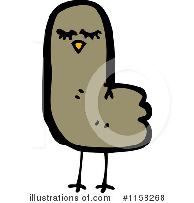 Royalty-Free (RF) Bird Clipart Illustration by lineartestpilot - Stock Sample #1158268