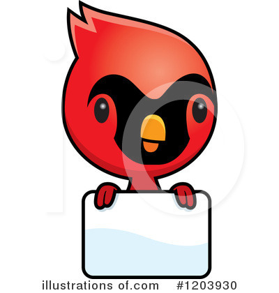 Cardinal Clipart #1203930 by Cory Thoman