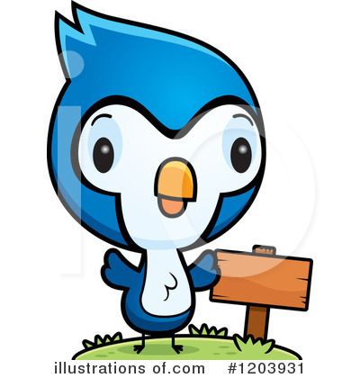 Blue Jay Clipart #1203931 by Cory Thoman