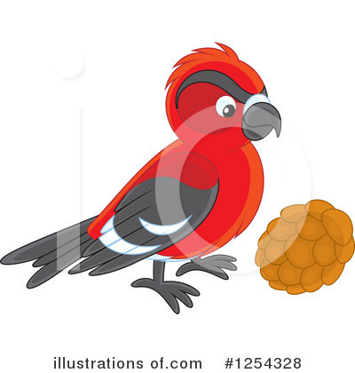 Royalty-Free (RF) Bird Clipart Illustration by Alex Bannykh - Stock Sample #1254328