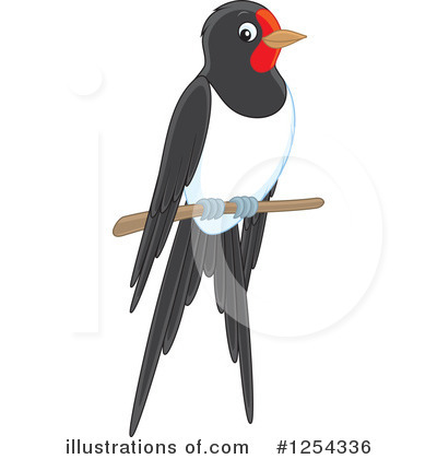 Royalty-Free (RF) Bird Clipart Illustration by Alex Bannykh - Stock Sample #1254336