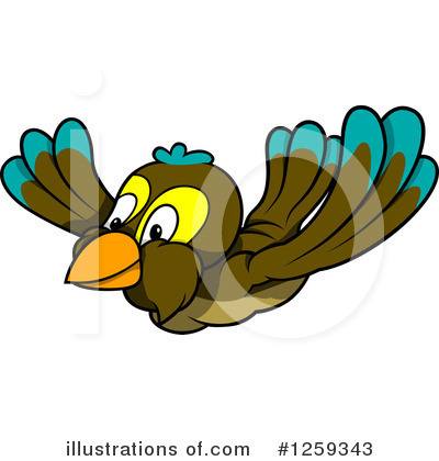 Royalty-Free (RF) Bird Clipart Illustration by dero - Stock Sample #1259343