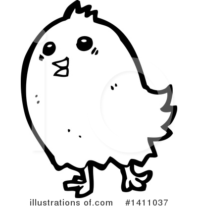 Royalty-Free (RF) Bird Clipart Illustration by lineartestpilot - Stock Sample #1411037