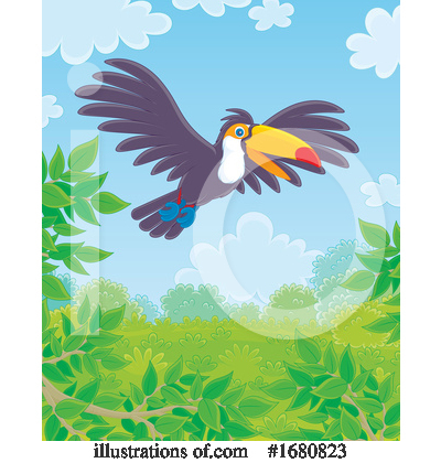 Toucan Clipart #1680823 by Alex Bannykh