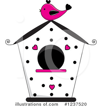 Bird House Clipart #1237520 by Pams Clipart