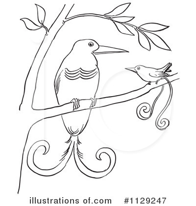 Royalty-Free (RF) Bird Of Paradise Clipart Illustration by Picsburg - Stock Sample #1129247