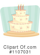 Birthday Cake Clipart #1107031 by Amanda Kate