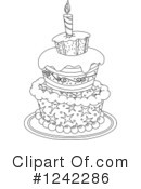 Birthday Cake Clipart #1242286 by yayayoyo