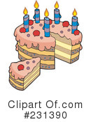 Birthday Cake Clipart #231390 by visekart