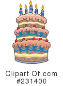 Birthday Cake Clipart #231400 by visekart