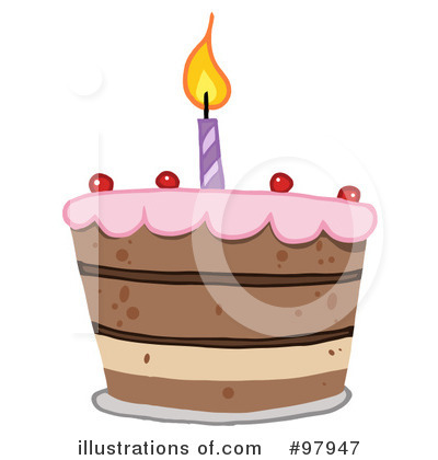Birthday Cake Clipart on Birthday Cake Clipart  97947 By Hit Toon   Royalty Free  Rf  Stock