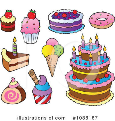 Royalty-Free (RF) Birthday Clipart Illustration by visekart - Stock Sample #1088167