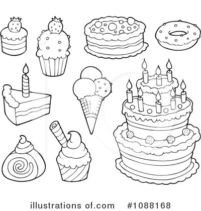 Royalty-Free (RF) Birthday Clipart Illustration by visekart - Stock Sample #1088168