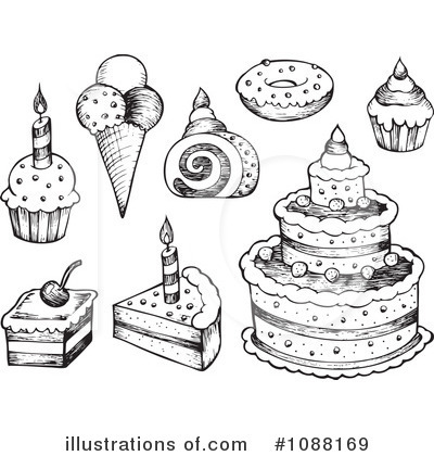 Royalty-Free (RF) Birthday Clipart Illustration by visekart - Stock Sample #1088169