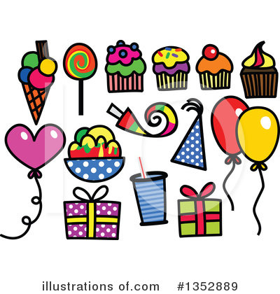 Royalty-Free (RF) Birthday Clipart Illustration by Prawny - Stock Sample #1352889