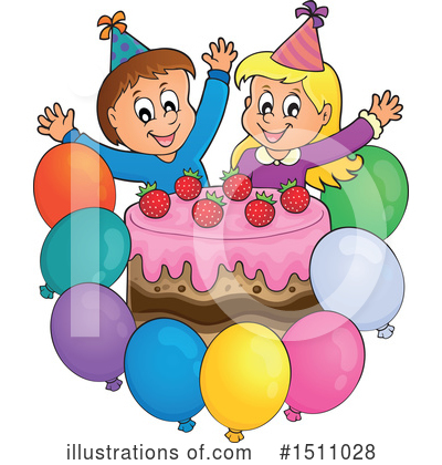 Party Balloons Clipart #1511028 by visekart