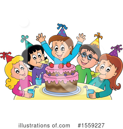 Royalty-Free (RF) Birthday Clipart Illustration by visekart - Stock Sample #1559227