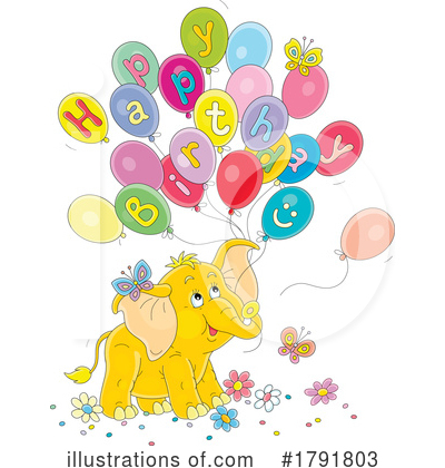 Royalty-Free (RF) Birthday Clipart Illustration by Alex Bannykh - Stock Sample #1791803