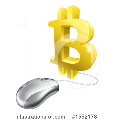 Bitcoin Clipart #1552178 by AtStockIllustration