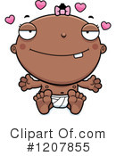 Black Baby Clipart #1207855 by Cory Thoman