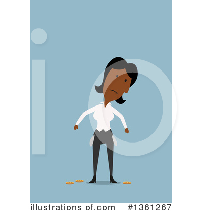 Black Businesswoman Clipart #1361267 by Vector Tradition SM