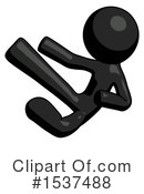 Black Design Mascot Clipart #1537488 by Leo Blanchette