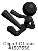 Black Design Mascot Clipart #1537556 by Leo Blanchette