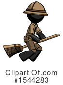 Black Design Mascot Clipart #1544283 by Leo Blanchette