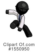 Black Design Mascot Clipart #1550950 by Leo Blanchette