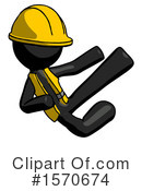 Black Design Mascot Clipart #1570674 by Leo Blanchette