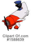 Black Design Mascot Clipart #1588639 by Leo Blanchette