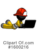 Black Design Mascot Clipart #1600216 by Leo Blanchette
