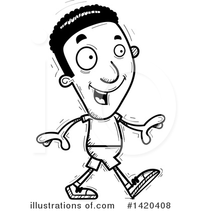 Royalty-Free (RF) Black Man Clipart Illustration by Cory Thoman - Stock Sample #1420408