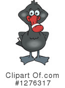 Black Swan Clipart #1276317 by Dennis Holmes Designs