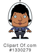 Block Headed Black Woman Clipart #1330279 by Cory Thoman