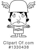 Block Headed Black Woman Clipart #1330438 by Cory Thoman