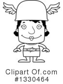 Block Headed Black Woman Clipart #1330464 by Cory Thoman