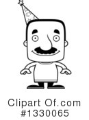 Block Headed Hispanic Man Clipart #1330065 by Cory Thoman