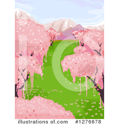 Royalty-Free (RF) Blossoms Clipart Illustration by BNP Design Studio - Stock Sample #1276678